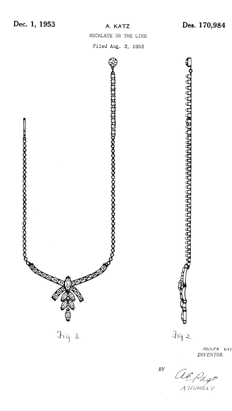 Coro 1953 エメラルドストーンのネックレス | ヴィンテージジュエリー