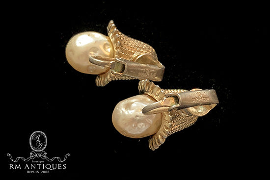 Sarah Coventry "Fashion Parade" 1964 Tassel Pearl Necklace & Earring Set | Vintage Jewelry VJ-7406