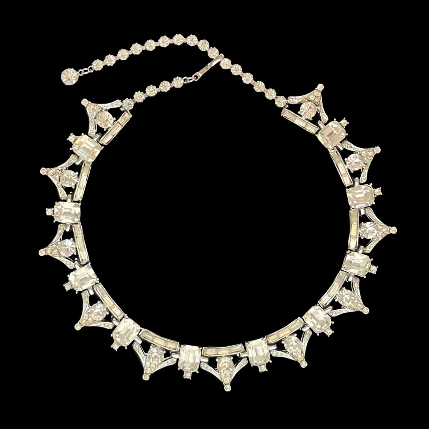 VJ-6944 Francois rhinestone choker necklace Francois coro