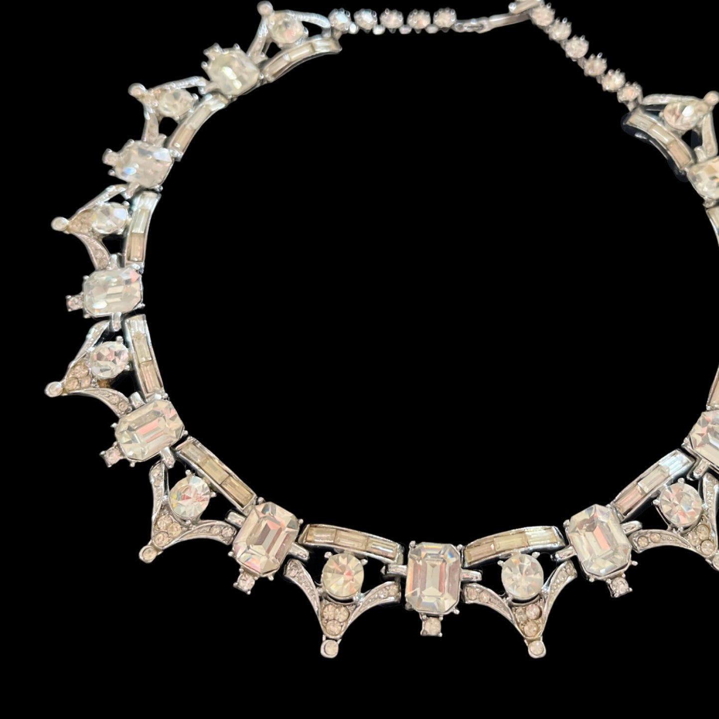 VJ-6944 Francois rhinestone choker necklace Francois coro