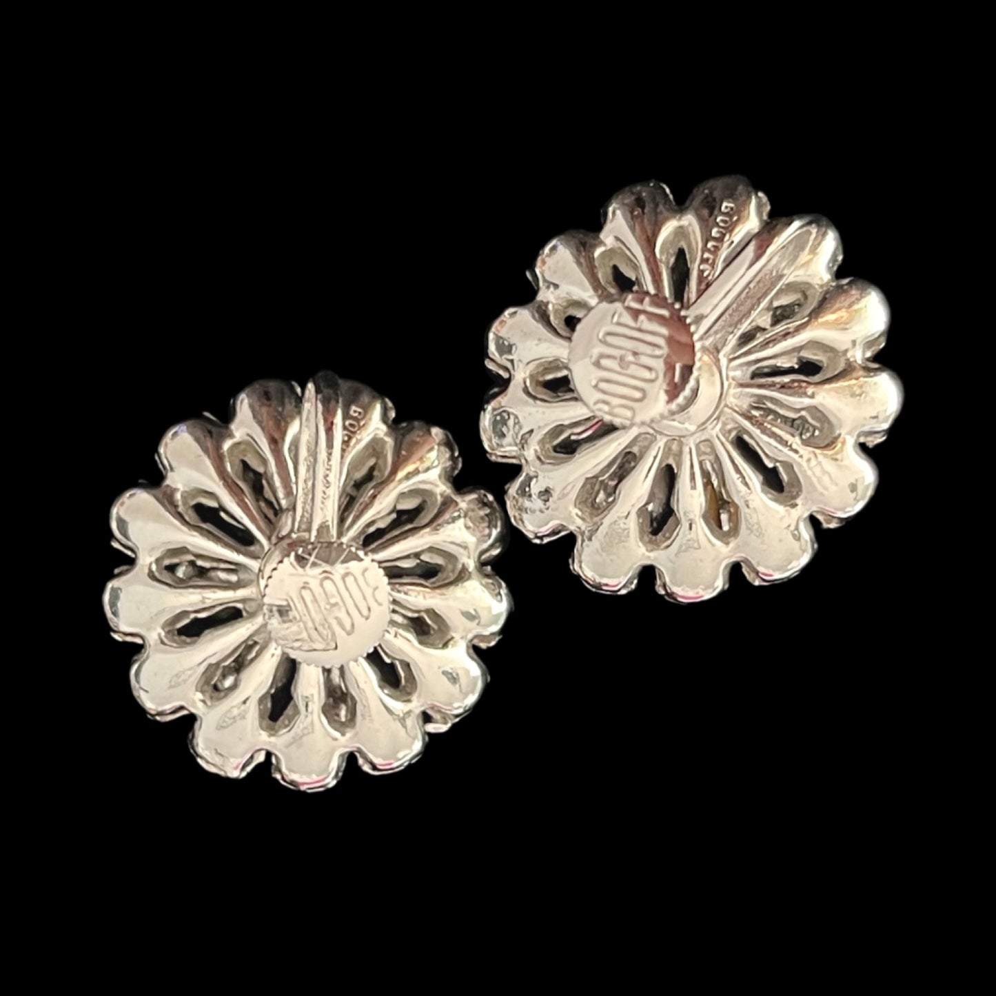 VJ-5949 Bogoff Dahlia Earrings Crystal