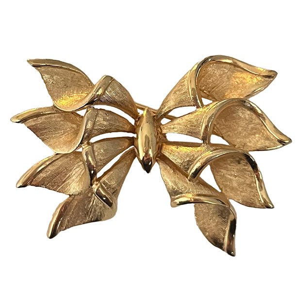 VJ-1921 Francois Gold Ribbon Brooch Francois