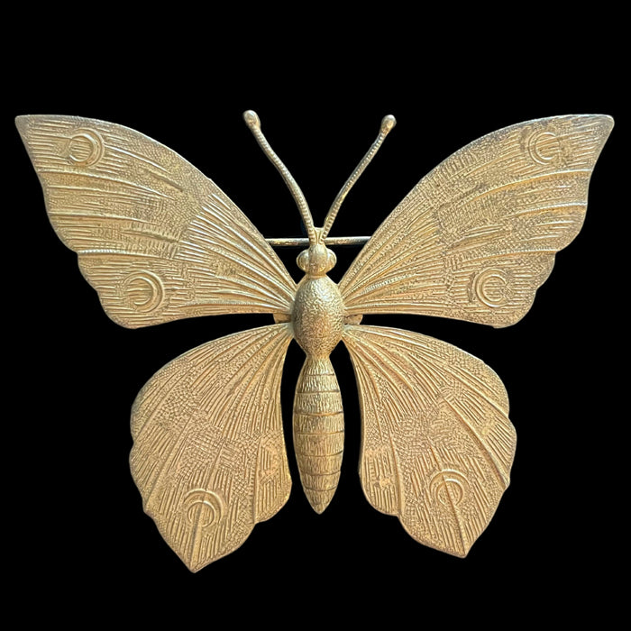 VJ-3406 Miriam haskell butterfly brooch Miriam Haskell