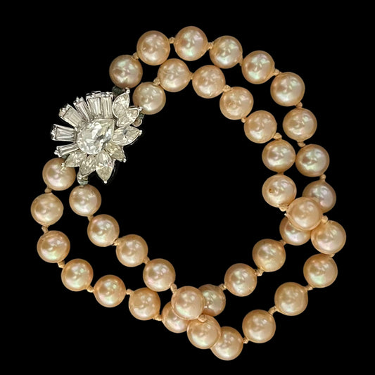 VJ-3463 MARVELLA double pearl bracelet