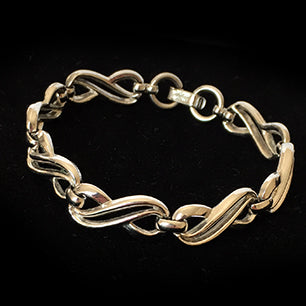 Trifari PAT PEND Silver Bracelet Alfred Philippe Trifari