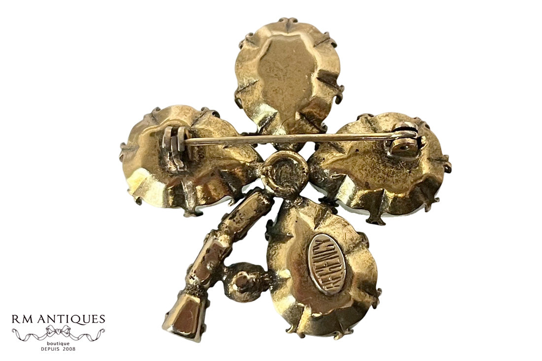 VJ-3826 Regency Four-leaf brooch Regency