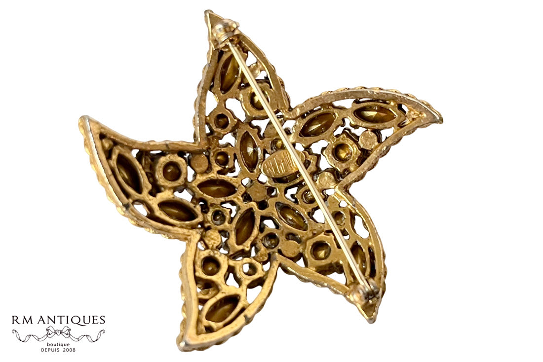 VJ-4125 Regency Starfish Brooch