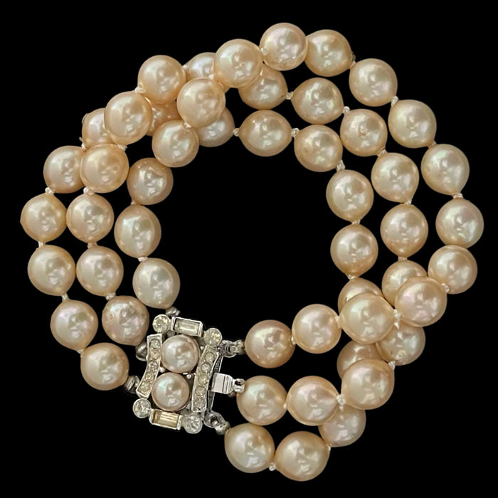 VJ-5858 Vendome triple pearl bracelet Vendome