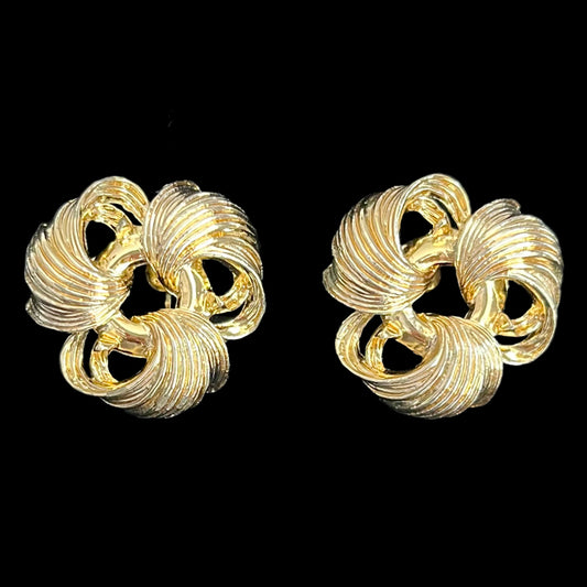 VJ-5951 LISNER gold wreath earrings