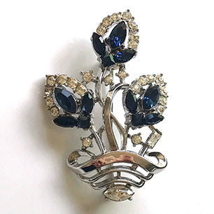 Trifari A philippe flower bouquet brooch Trifari 1953