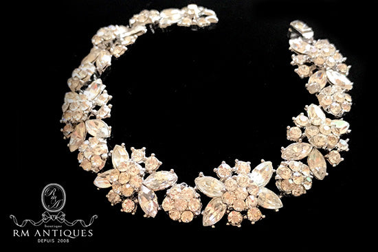 VJ-6334 Trifari Bavet bridal bracelet Trifari