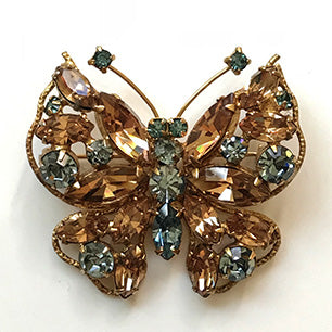 Regency signature piece butterfly brooch