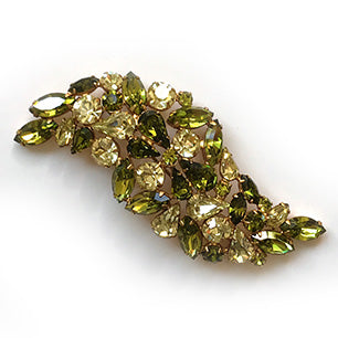 VJ-6351 Regency fresh green brooch