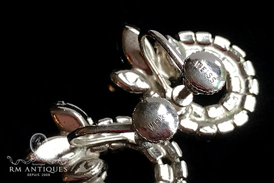 VJ-6777 Weiss wreath earrings
