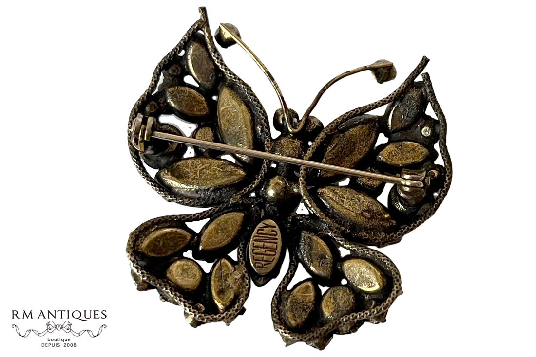 VJ-7068 Regency Signature Piece Butterfly Brooch