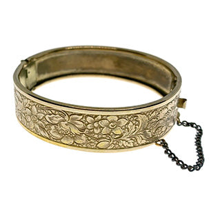 Miriam haskell gold bangle