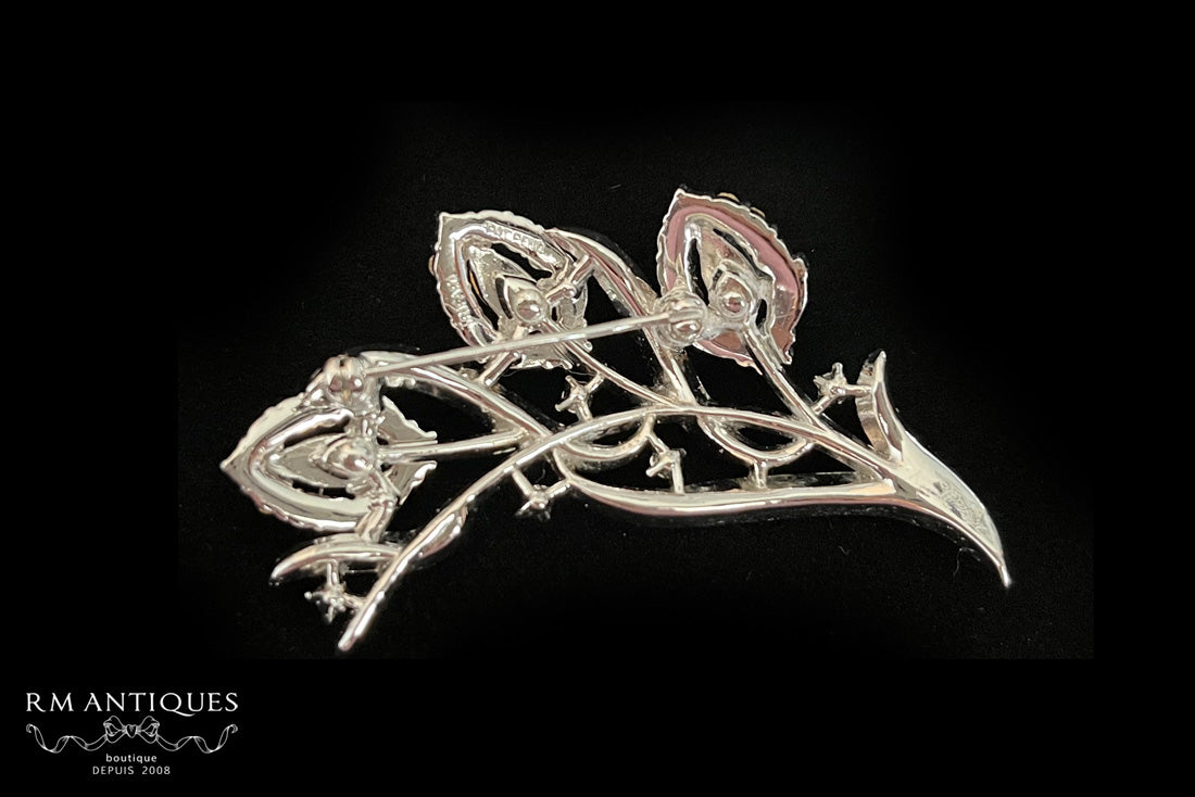 VJ-8561 1953 Trifari PAT PEND Rhinestone Brooch Alfred Philippe Trifari