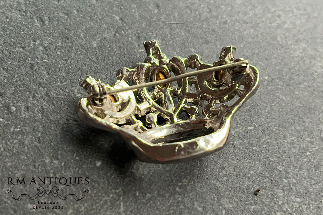 VJ-8623 Coro Crown Brooch Coro Craft