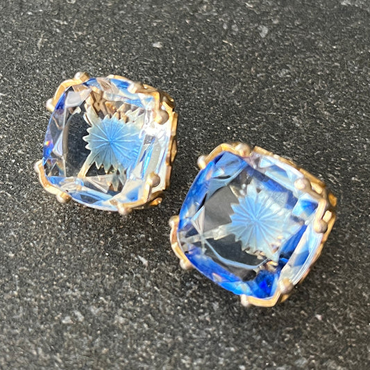 VJ-8724 Emmons "Blue Ice" Blue Diboa Earrings Emmons