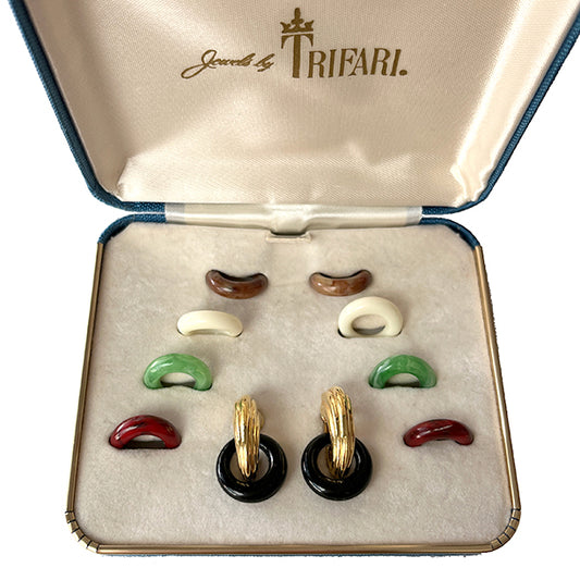 VJ-8745 Trifari Dress-up earrings Trifari