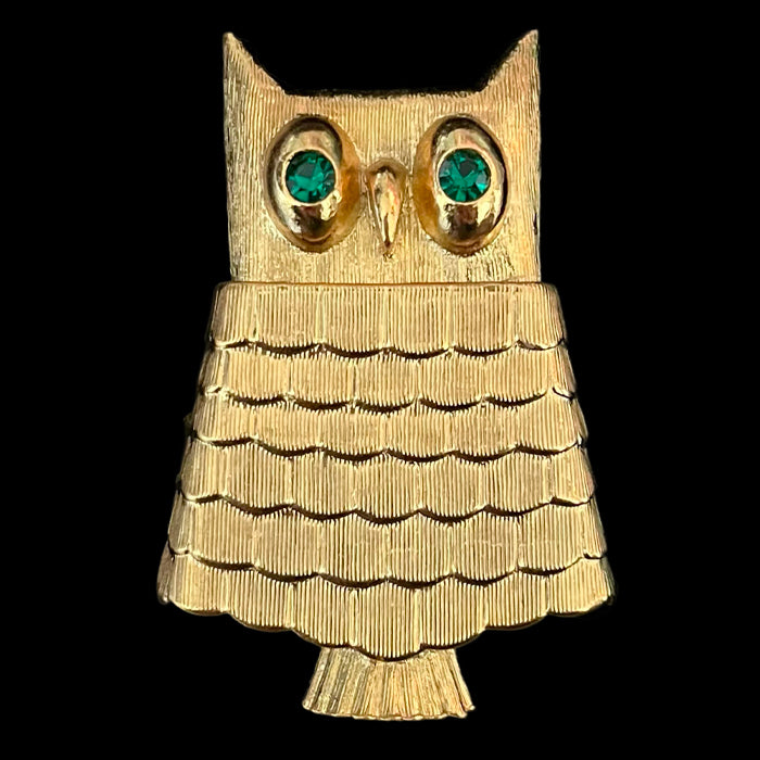 VJ-8828 Avon 1969 Owl Perfume Pin Avon